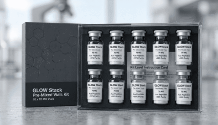 GLOW Stack Australia — 70mg — 10 Vial Kit  Research Peptide Blend